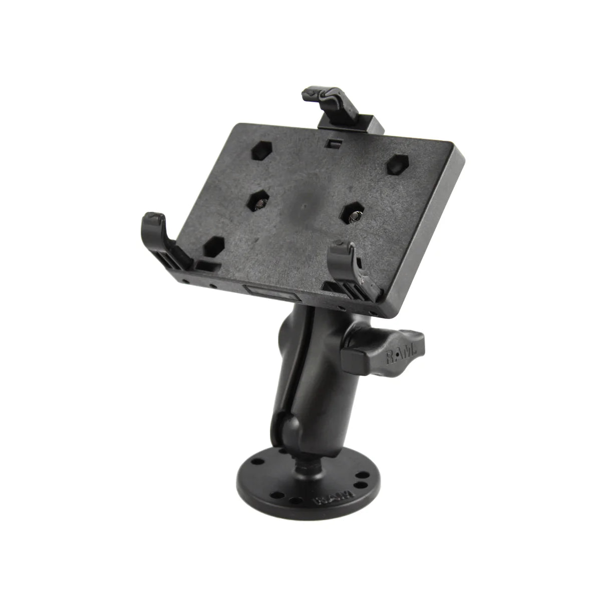 RAM MOUNTS | RAM Double Ball Drill-Down Mount with Universal Spring Loaded Holder