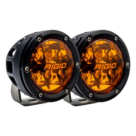 RIGID INDUSTRIES | 360-Series 4 Inch Spot with Amber PRO Lens | Pair (36123)