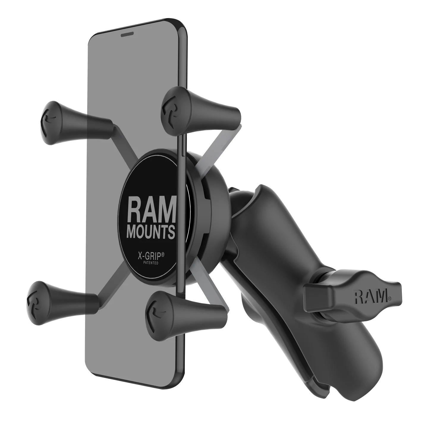 RAM MOUNTS | RAM X-Grip Phone Holder with Composite Double Socket Arm