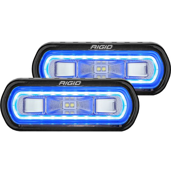 RIGID INDUSTRIES | SR-L Series Off-Road Spreader Pod Blue Halo | Pair (53121)