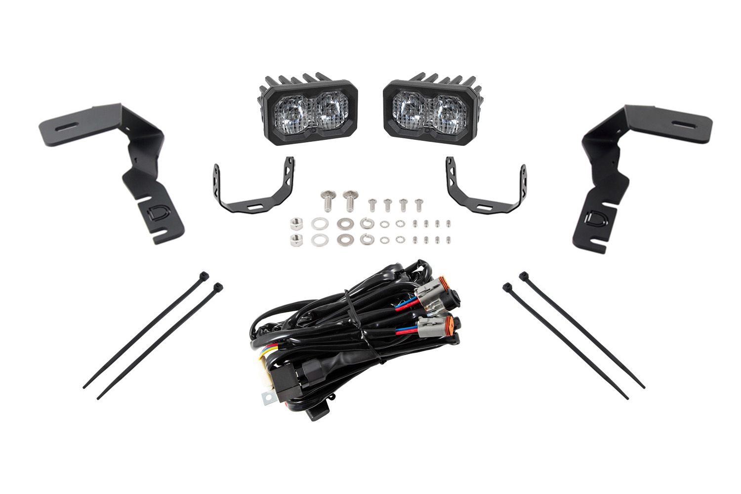 DIODE DYNAMICS | Ford Ranger 2019-2023 Stage Series Backlit Ditch Light Kit