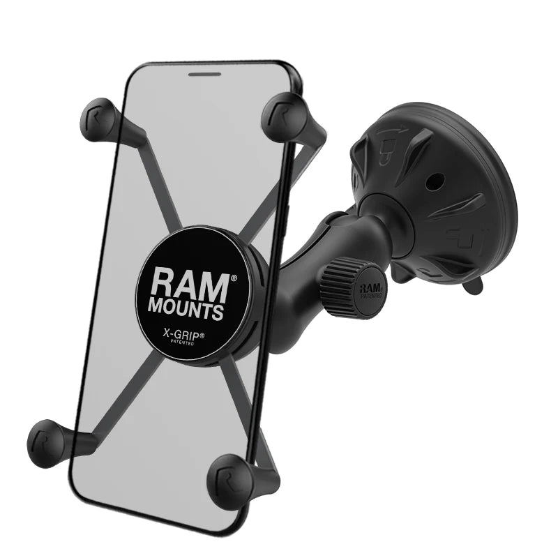 RAM MOUNTS | RAM X-Grip Large Phone Mount with Low-Profile Suction Base