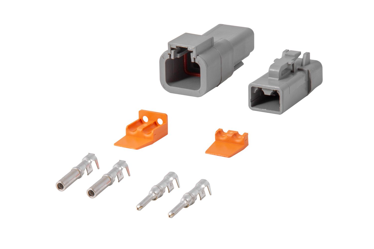 DIODE DYNAMICS | Deutsch Connector Kit, 2-Pin (12-14 Gauge) (DD4039)