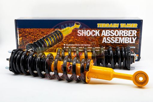 TERRAIN TAMER | Land Cruiser 200 Series UZJ200 & VDJ200 Without KDSS From 8/2007 Front Coil Over Shock Assy Pair Raised Height 1.5" 220lb (TTCSA-010)