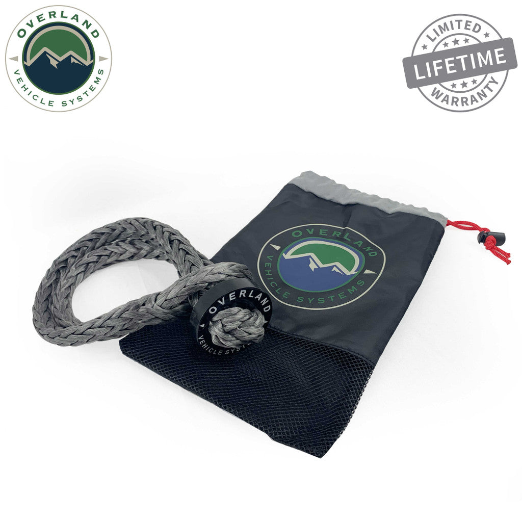 OVERLAND VEHICLE SYSTEMS | Soft Shackle 5/8" 44,500 lb. With Collar - 22" & Storage Bag (19159919)