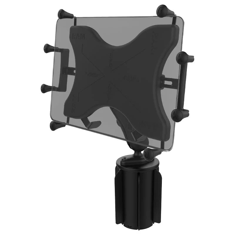 RAM MOUNTS | RAM X-Grip with RAM-A-CAN II Cup Holder Mount for 12"-13" Tablets