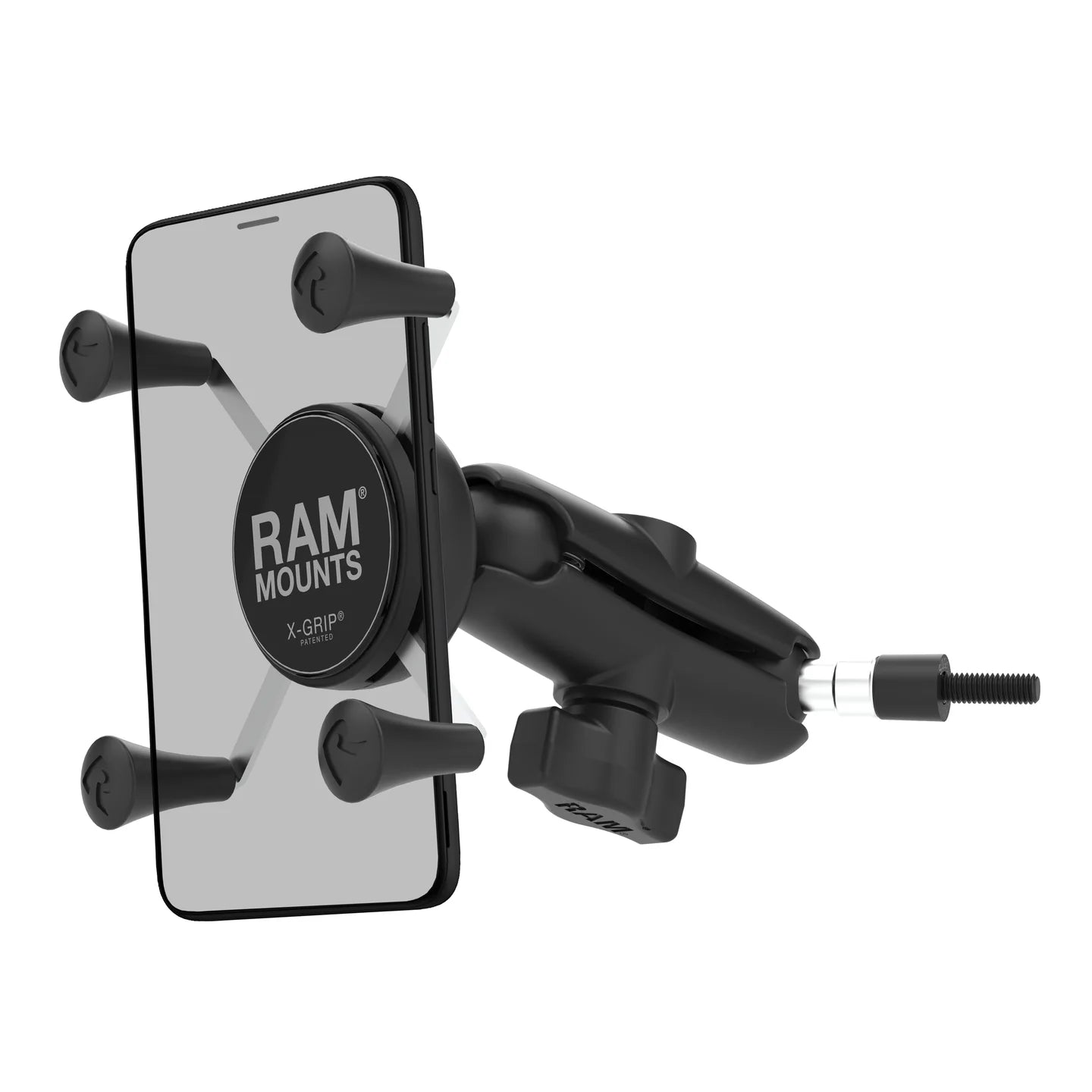 RAM MOUNTS | RAM X-Grip Phone Mount with Grab Handle & A-Pillar M6 Bolt Base