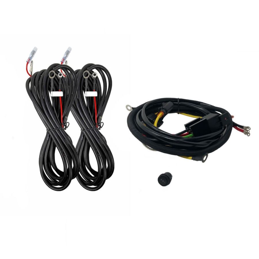 KC HILITES | Profile SideCast™ Four-Light Wiring Kit - Platform One™ - 03-23 Lexus GX/Toyota LC (92406)