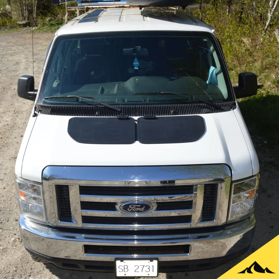 CASCADIA 4X4 | Ford Econoline (1992-2025) Hood Solar Panel VSS System 2.0