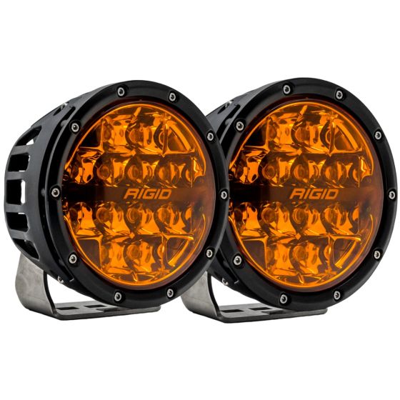 RIGID INDUSTRIES | 360-Series 6 Inch Spot with Amber PRO Lens | Pair (36210)