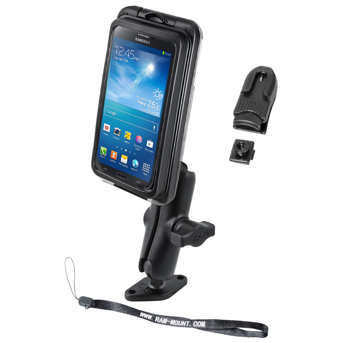 RAM MOUNTS | RAM Aqua Box Pro 20 with Double Ball Diamond Plate Mount