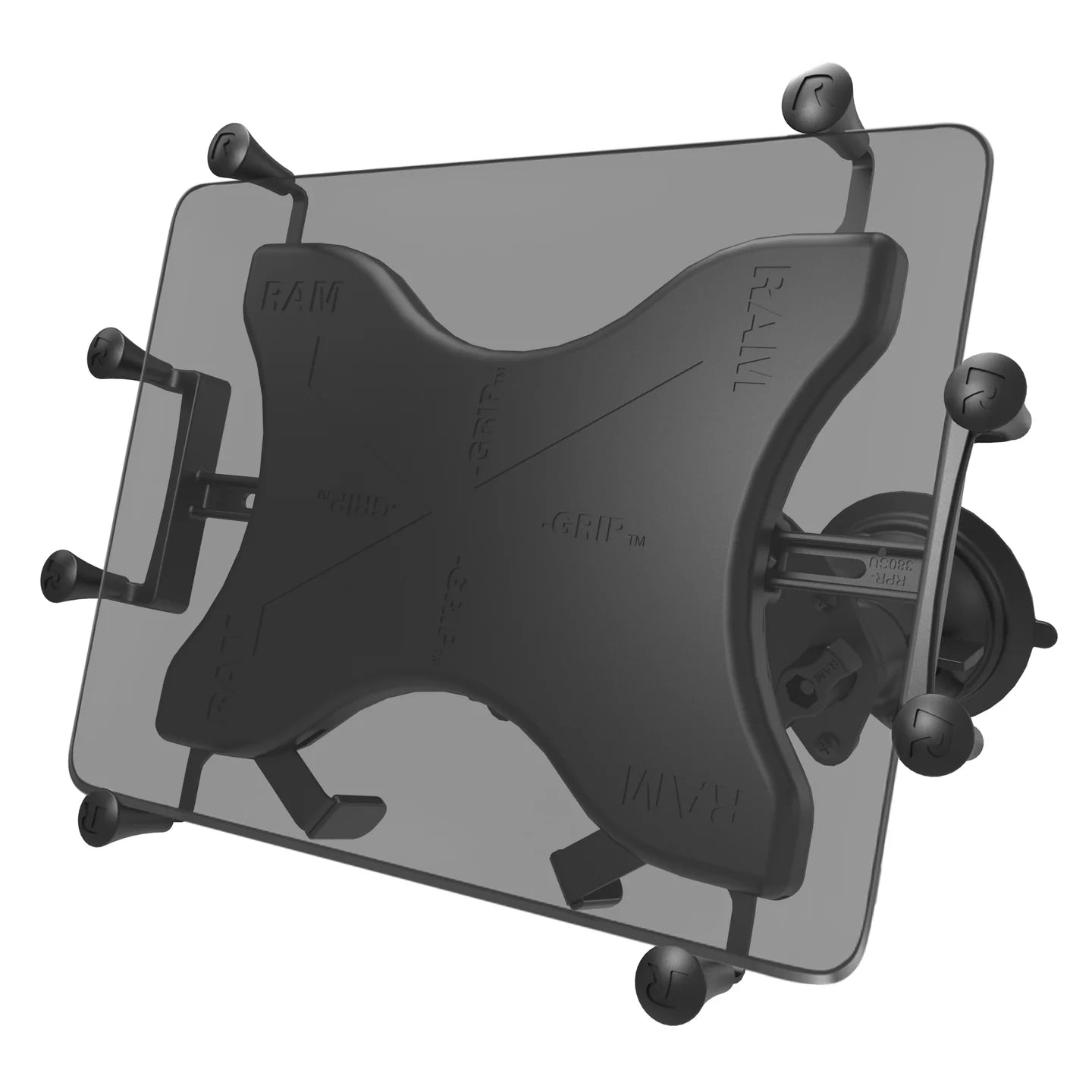 RAM MOUNTS | RAM X-Grip with Twist-Lock Pivot Suction for 9"-11" Tablets - Short