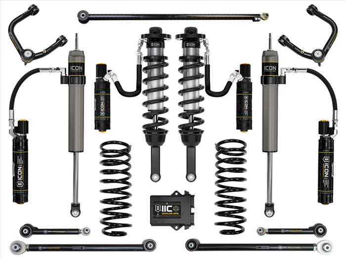 ICON VEHICLE DYNAMICS | 4Runner 5th & 4th Gen 2010-2024 0-3.5" Lift Stage 9 Suspension System Tubular UCA (K53069T)