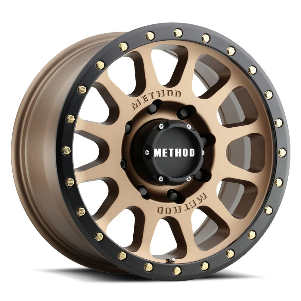METHOD RACE WHEELS | 305 HD NV Method Bronze And Matte Black Lip Heavy Duty Single Wheel (MR30589080918H)