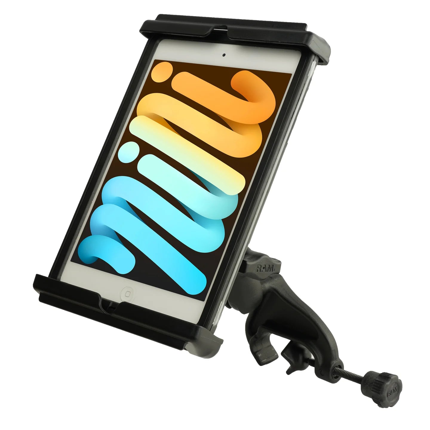 RAM MOUNTS | RAM Tab-Tite Yoke Clamp Mount for iPad mini with Heavy Duty Cases