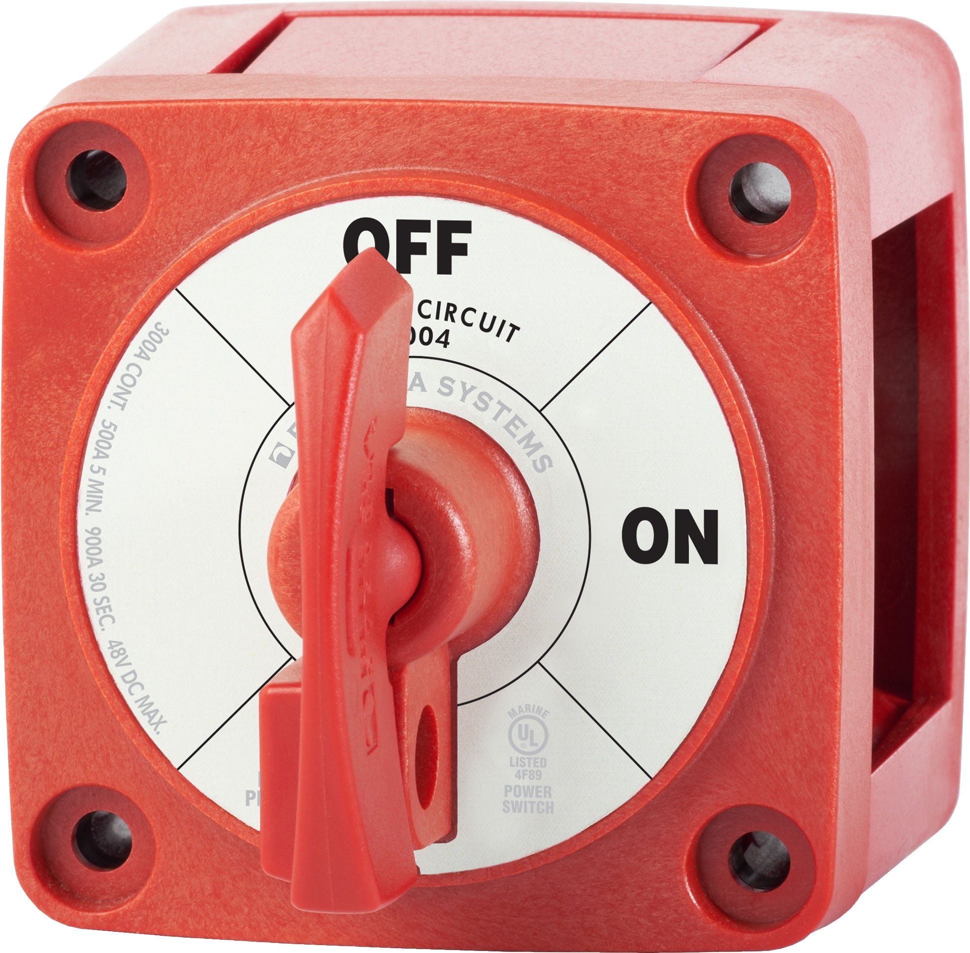 BLUE SEA SYSTEMS | Single Circuit ON-OFF with Locking Key Red (6004)