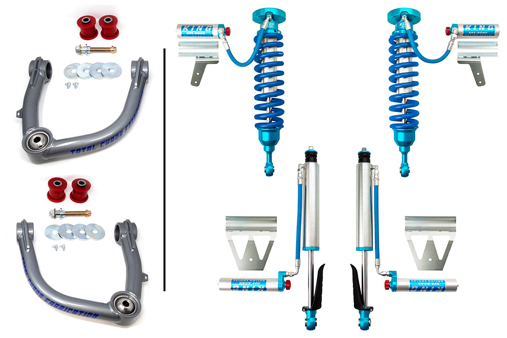 TOTAL CHAOS FABRICATION | Land Cruiser 200 Series (2008 - 2021) Uca W/ Front And Rear 2.5 Inch Diameter Adjustable Shocks (08-25-K2A)