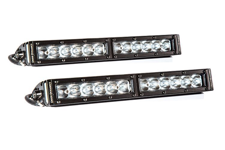 DIODE DYNAMICS | Stage Series 12" SAE/DOT White Light Bar (Pair)
