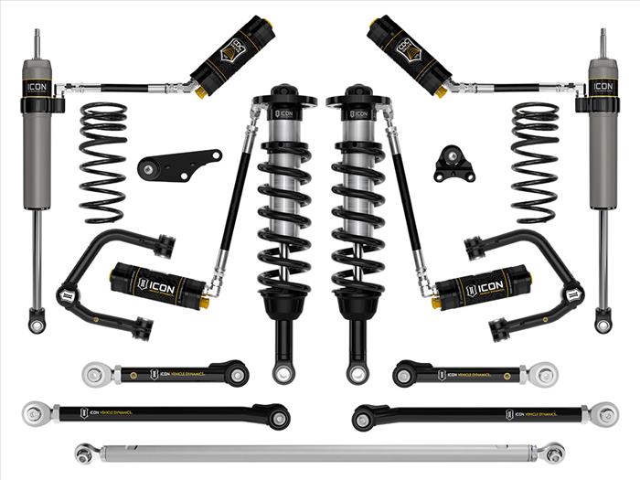 ICON VEHICLE DYNAMICS | Tacoma 4th Gen 2024 1.25-3" 1.25-3" Lift Stage 11 Suspension System Tubular (K53301T)