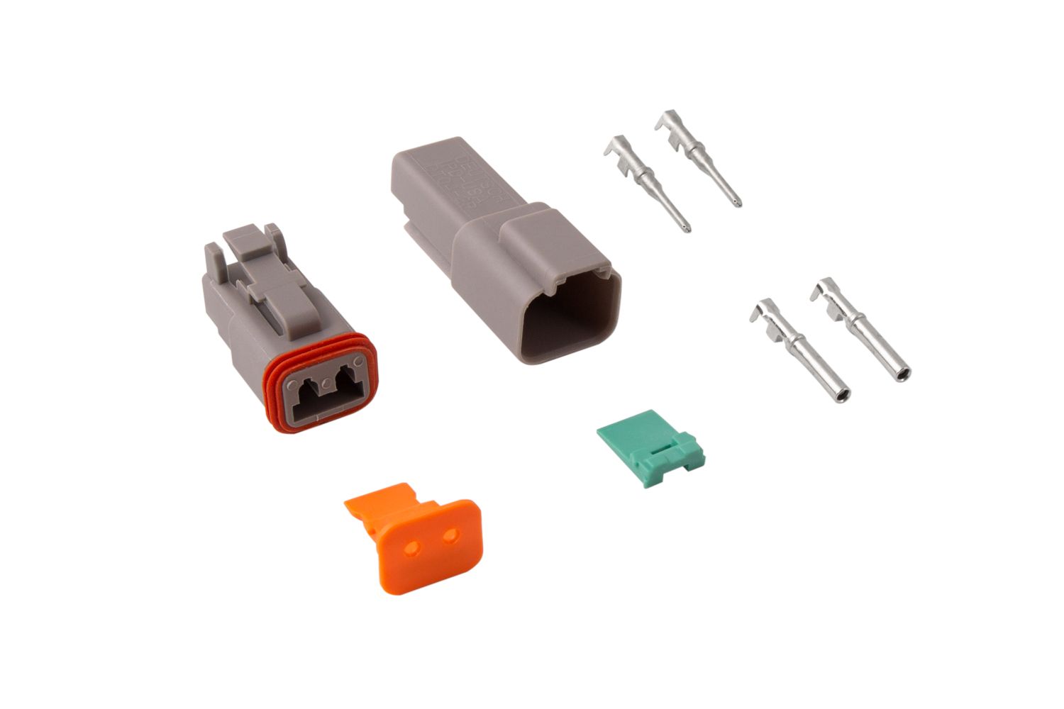 DIODE DYNAMICS | Deutsch Connector Kit, 2-Pin (16-22 Gauge) (DD4038)