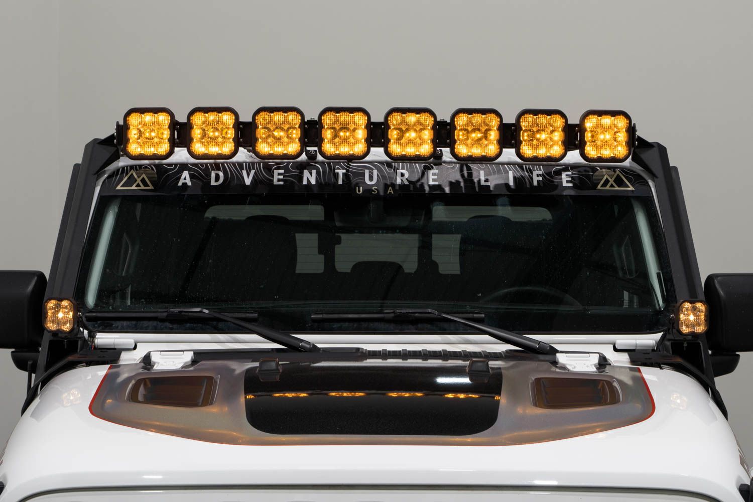 DIODE DYNAMICS | Jeep Gladiator 2020-2025 SS5 Windshield CrossLink Lightbar Kit