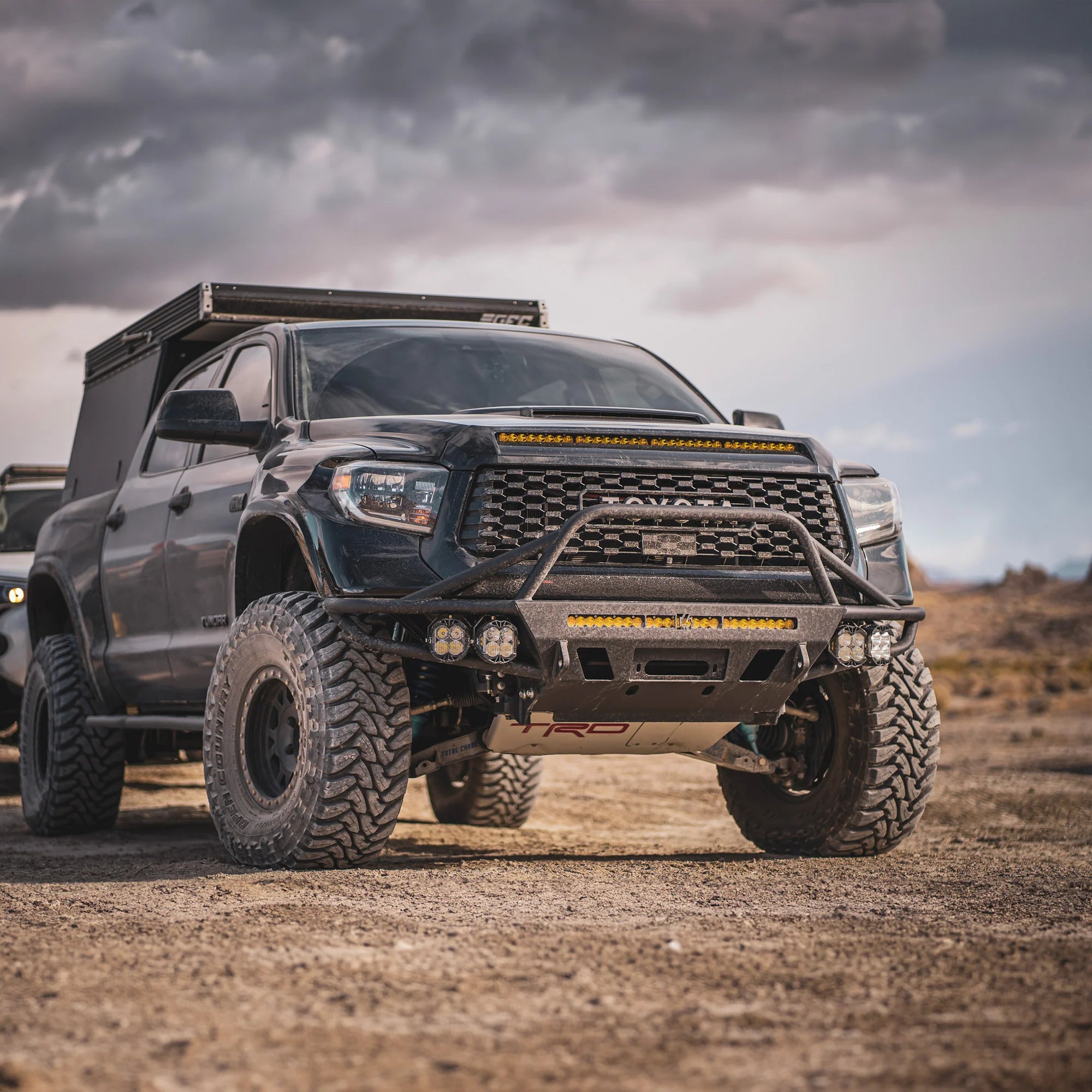 C4 FABRICATION | Tundra 2nd Gen Hybrid Front Bumper 2nd Gen w/o Parking Sensors w/ Wider Bumper
