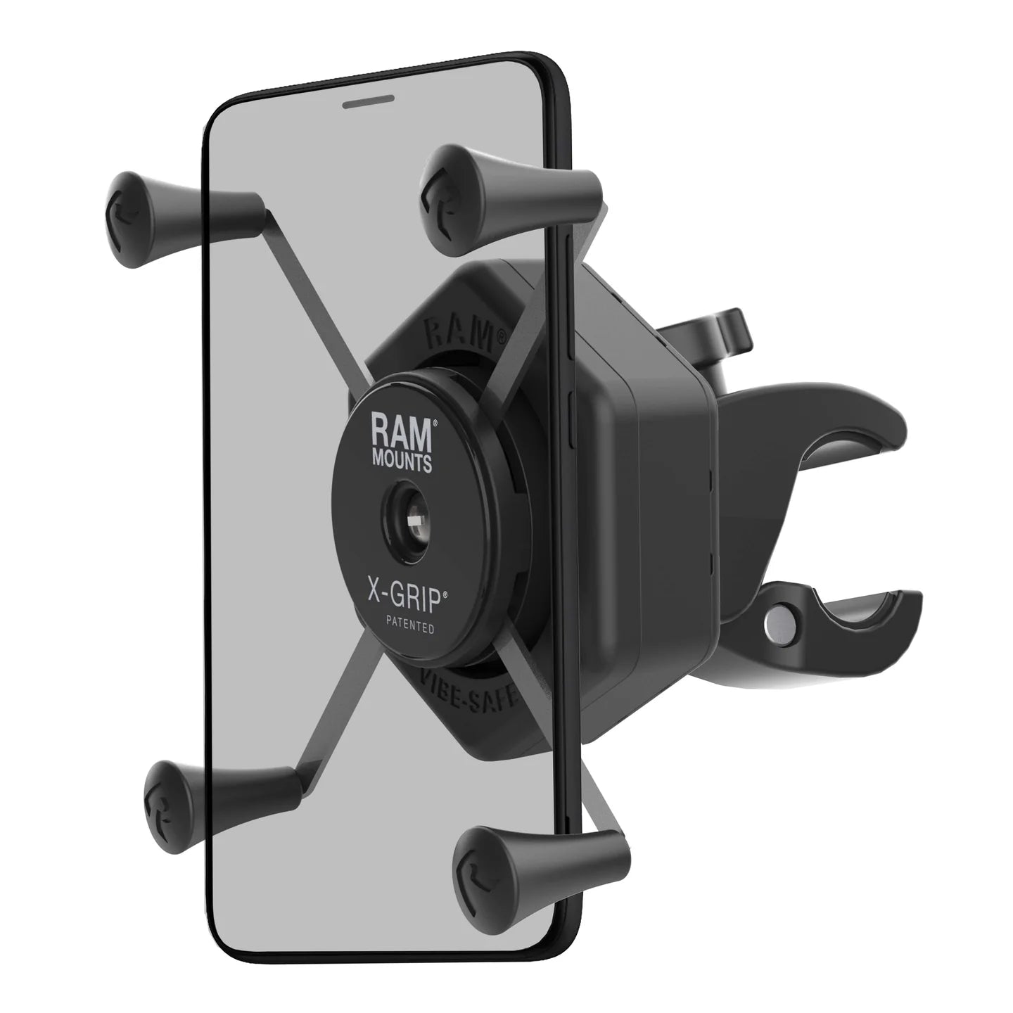 RAM MOUNTS | RAM X-Grip Large Phone Mount with Vibe-Safe & Small Tough-Claw