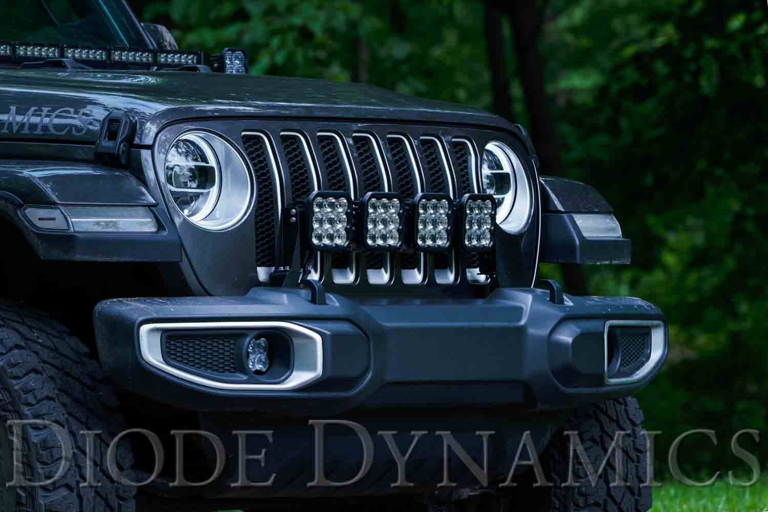 DIODE DYNAMICS | Jeep Gladiator 2020-2025 SS5 Grille CrossLink Lightbar Kit