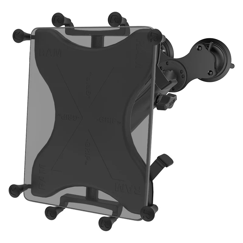 RAM MOUNTS | RAM X-Grip with Twist-Lock Dual Suction for 9"-11" Tablets - Long