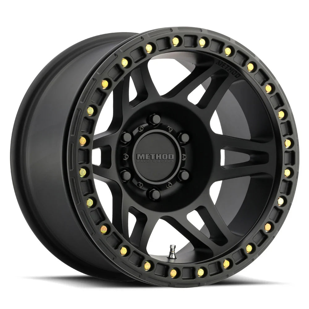 METHOD RACE WHEELS | 106 Beadlock Matte Black Single Wheel (MR10679050544B)
