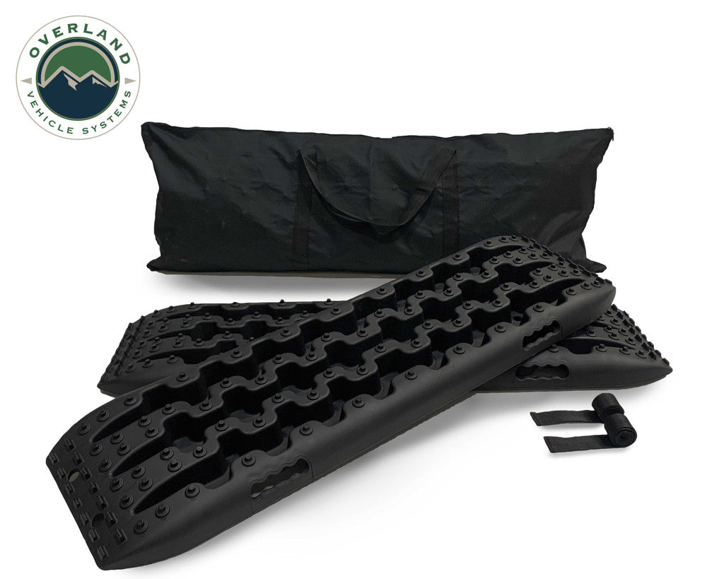 OVERLAND VEHICLE SYSTEMS | Recovery Ramp With Pull Strap and Storage Bag - Gray/Black Universal (19169910)