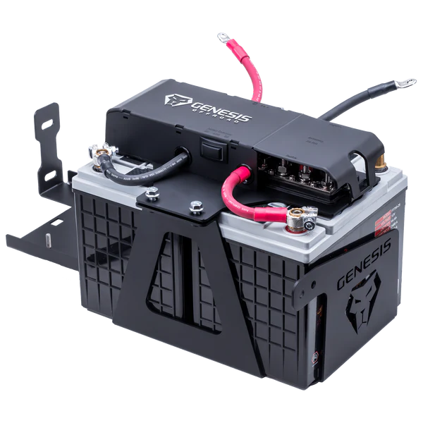 GENESIS OFFROAD | 2018-2025 Gas Wrangler JL Gen 3 Dual Battery System (185-JLDBKG3)