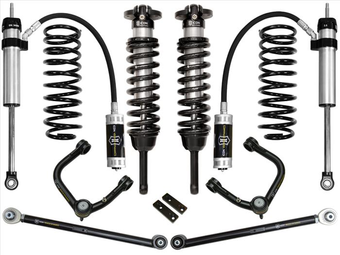 ICON VEHICLE DYNAMICS | 4Runner 4th Gen (2003-2009) 0-3.5" Lift Stage 4 Suspension System Tubular UCA (K53054T)
