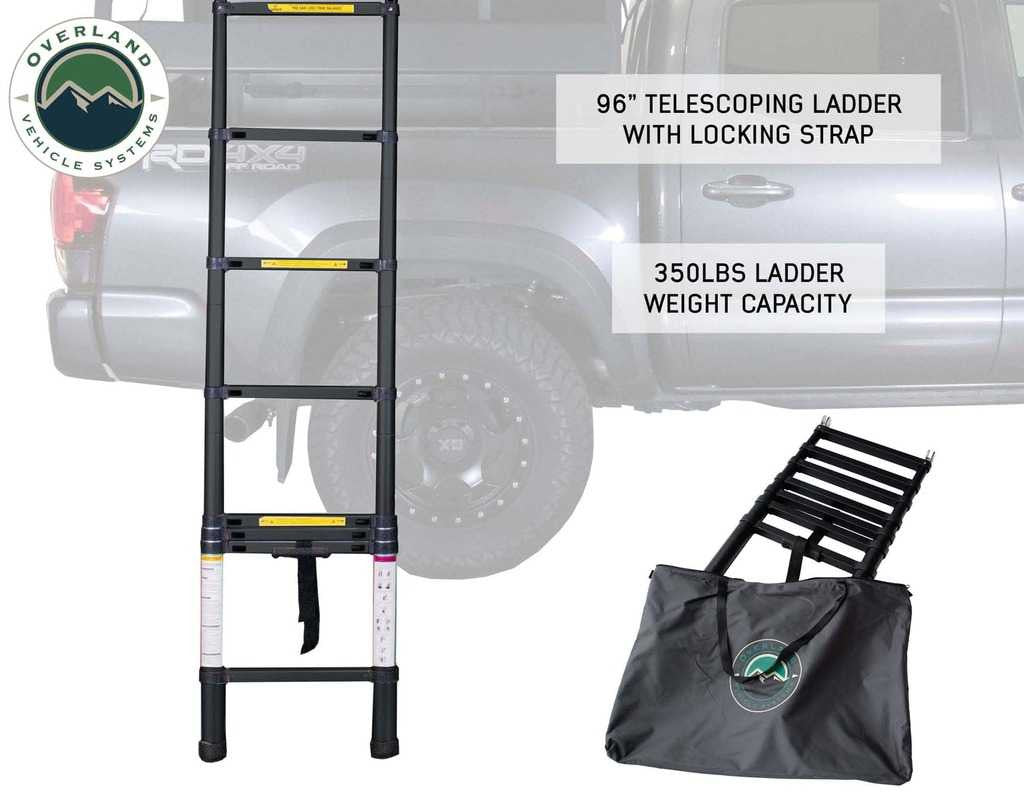 OVERLAND VEHICLE SYSTEMS | Nomadic 4 Roof Top Tent Replacement Ladder (18049936-W11)