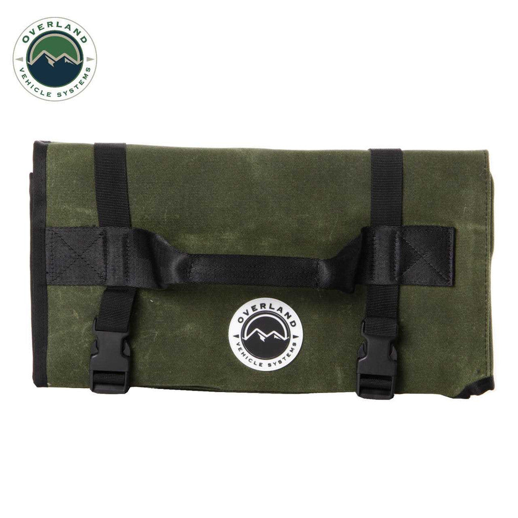 OVERLAND VEHICLE SYSTEMS | Rolled Bag General Tools With Handle & Straps #16 Waxed Canvas Universal (21079941)