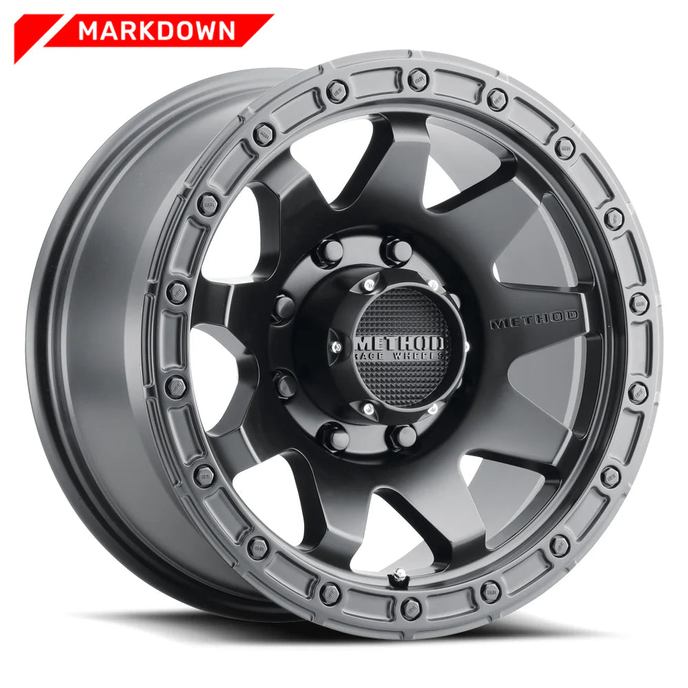 METHOD RACE WHEELS | 317 Markdown Matte Black Standard Single Wheel (MR31729087518)