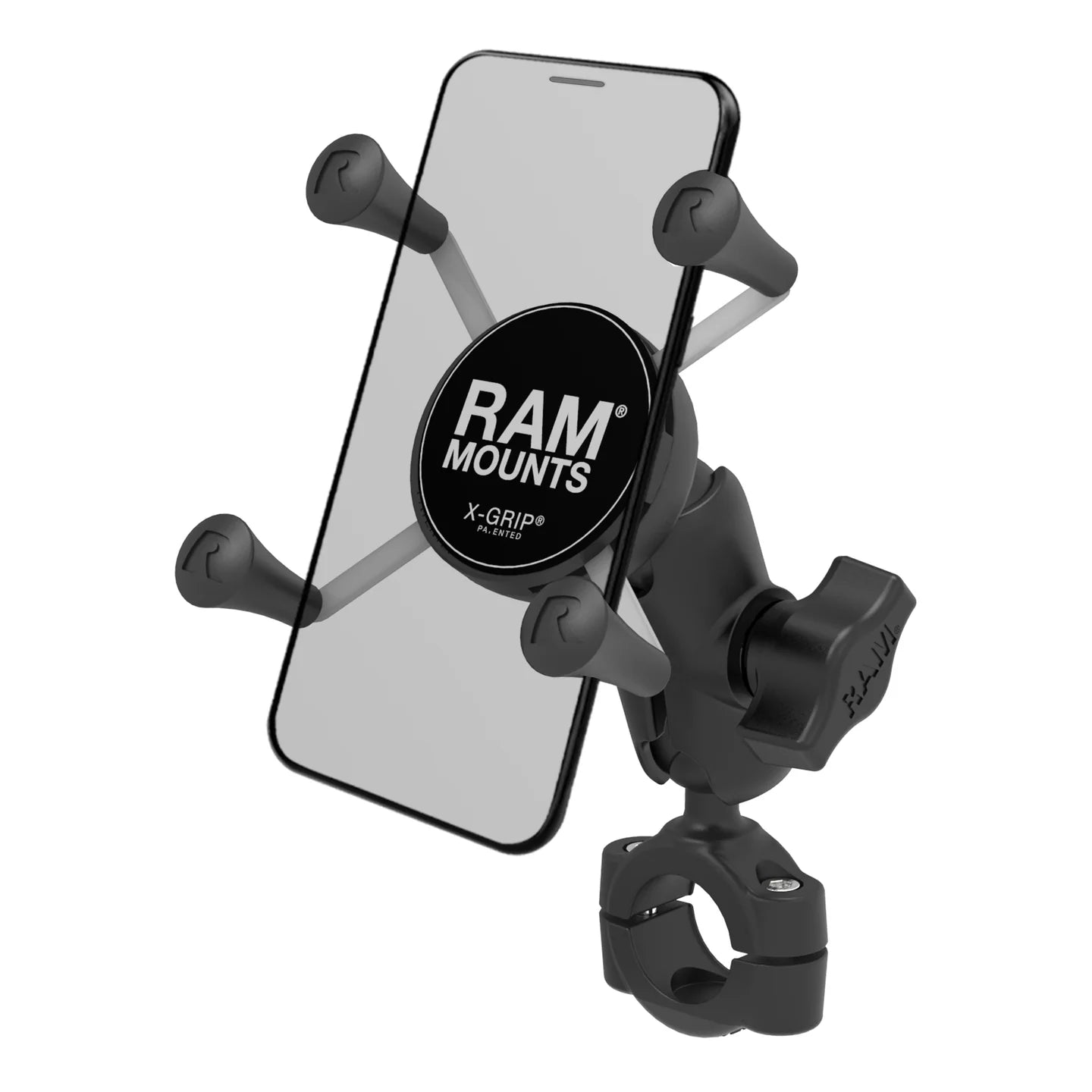 RAM MOUNTS | RAM X-Grip Phone Mount with RAM Torque Medium Rail Base - Short