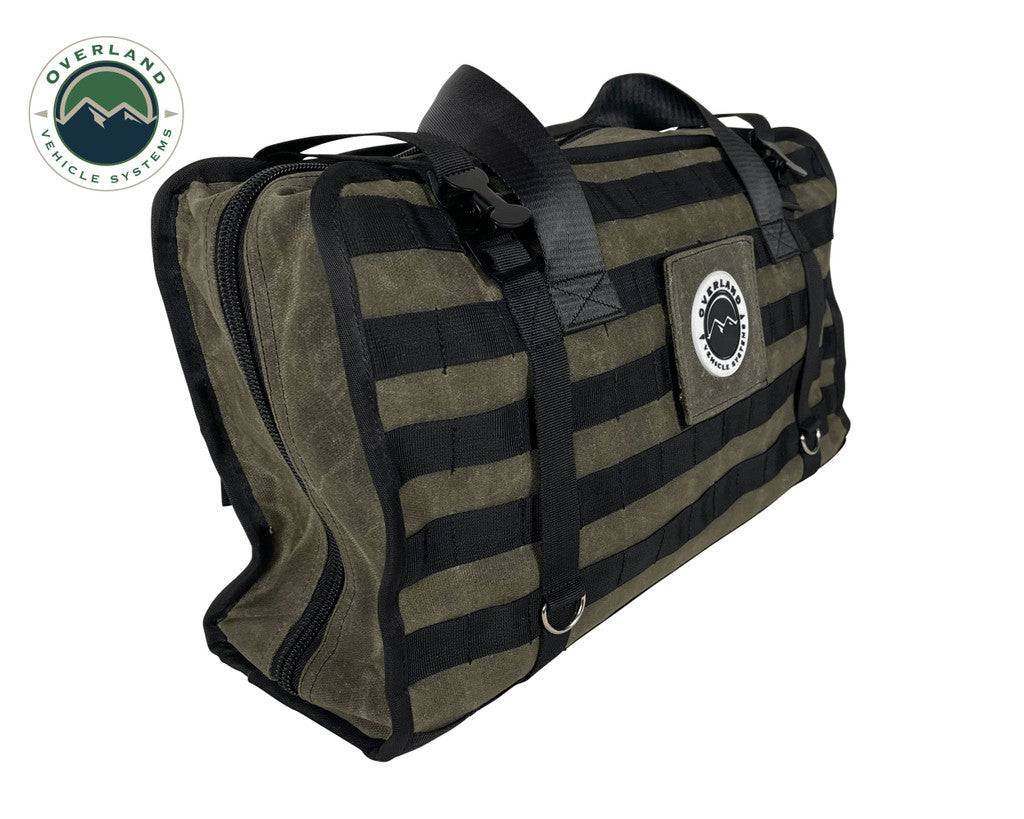 OVERLAND VEHICLE SYSTEMS | Large Recovery Bag With Handle And Straps #16 Waxed Canvas (21179941)
