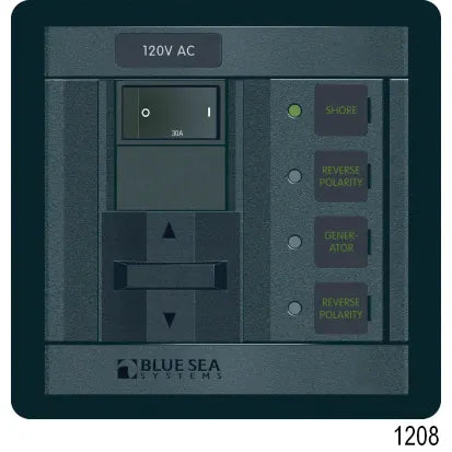 BLUE SEA SYSTEMS | Panel System 120 Volt AC Source (189553)