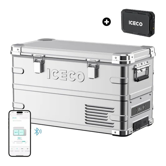 ICECO | APL35 Ultra-light Dual Zone Aluminum Freezer with Battery