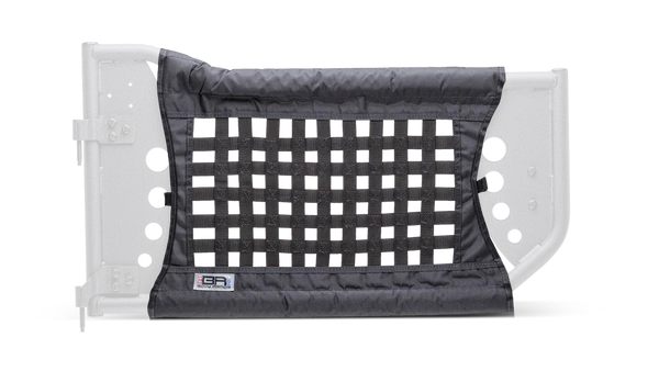 BODY ARMOR 4X4 | REPLACEMENT WEBBING KIT FOR JK-6139/JL-6149 TRAILDOORS, BLACK (SET OF TWO) (JK-6139-WEB)