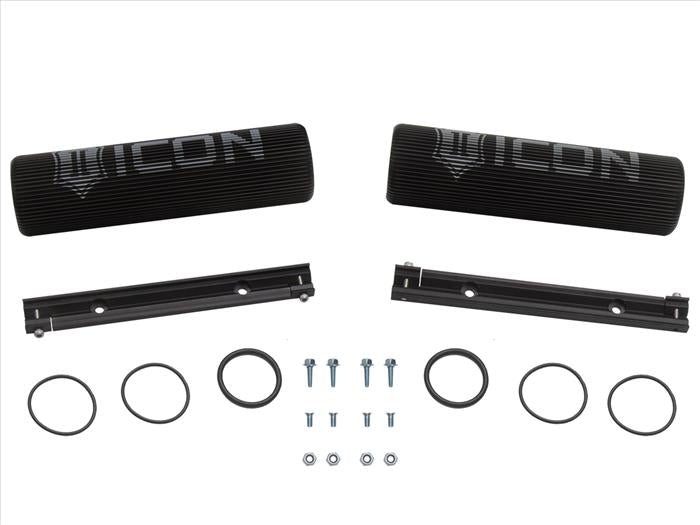ICON VEHICLE DYNAMICS | Universal Finned Reservoir Upgrade Kit 10" Long (191015)