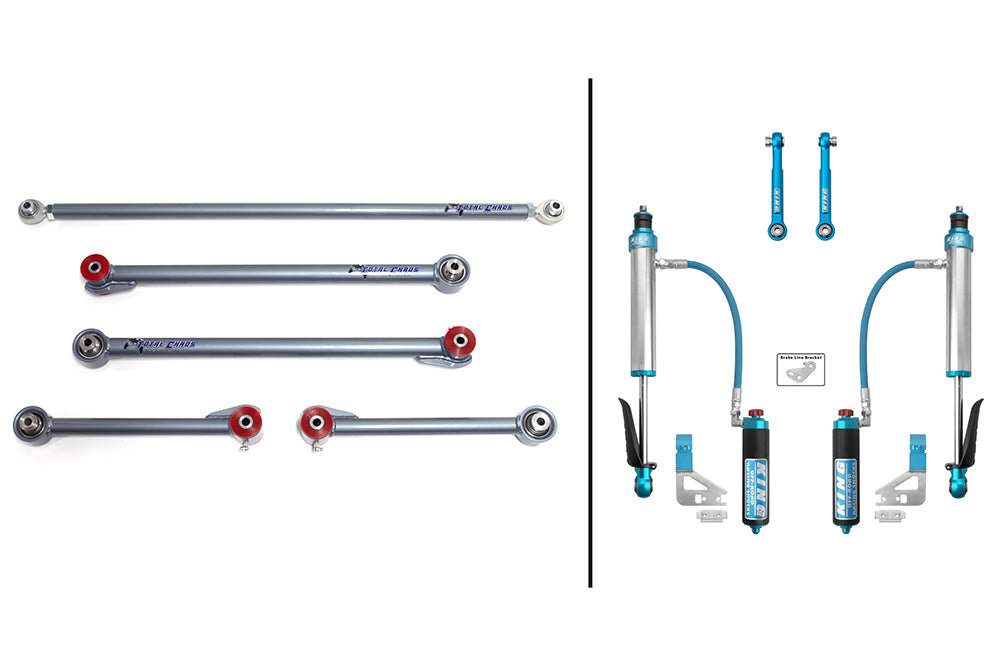 TOTAL CHAOS FABRICATION | Tundra 3rd Gen (2022 - 2024) Rear Links W/ King 2.5 Inch Diameter Shocks (22-25-RLP)