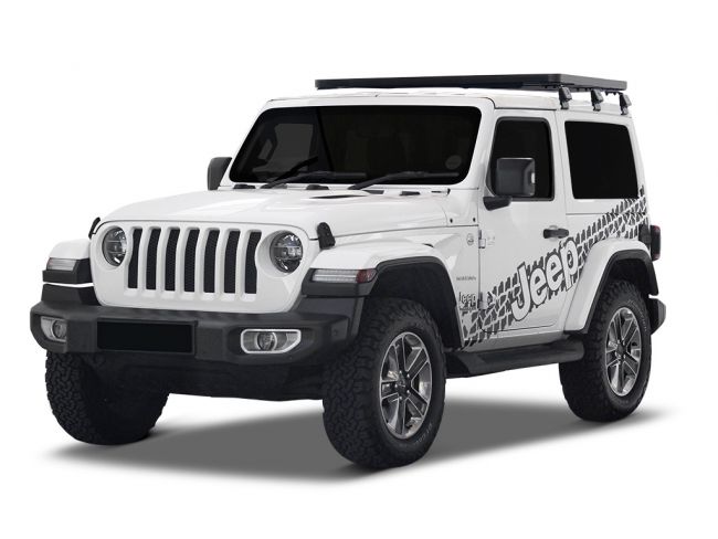 FRONT RUNNER | Jeep Wrangler JL 2 Door 2018-Current Slimline II 1 & 2 Roof Rack Kit & Tall (KRJW033T)