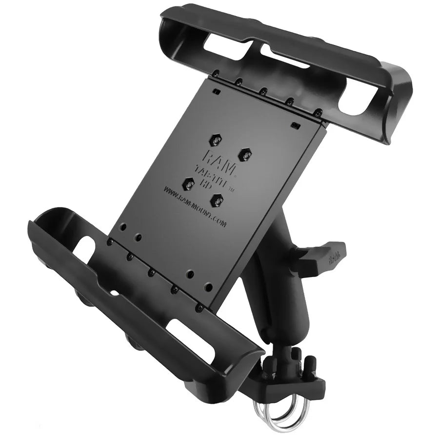 RAM MOUNTS | RAM Tab-Tite Large Tablet Holder with Double U-Bolt Mount