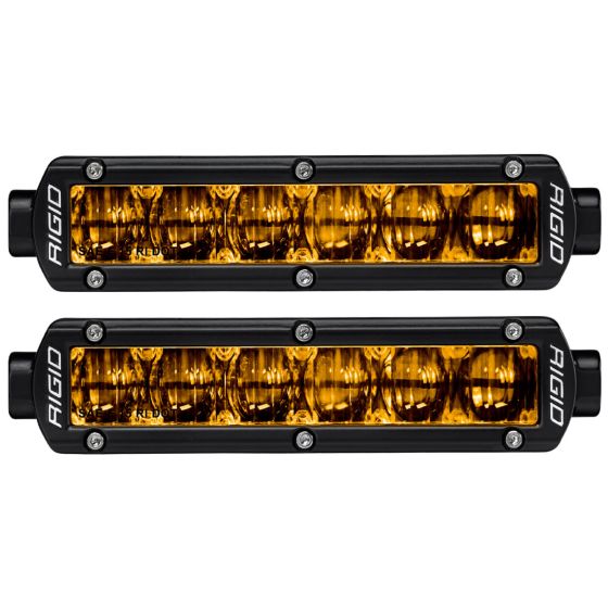 RIGID INDUSTRIES | SR-Series Pro DOT/SAE J583 6 Inch Fog Light Selective Yellow Surface Mount | Pair (906704)