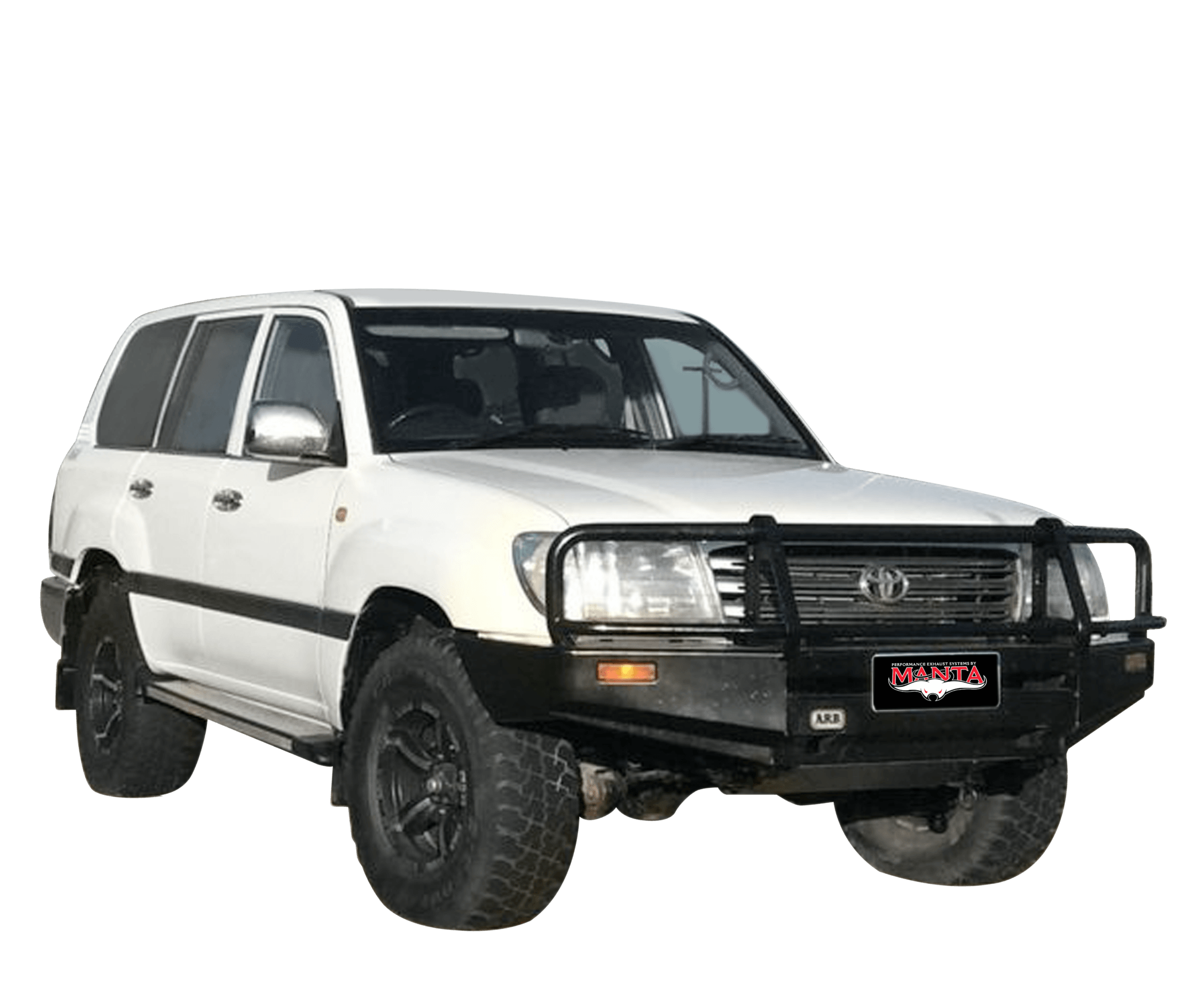 MANTA EXHAUSTS | FZJ105 4.5L With Headers, Stainless Steel System (SSMKTY0084)