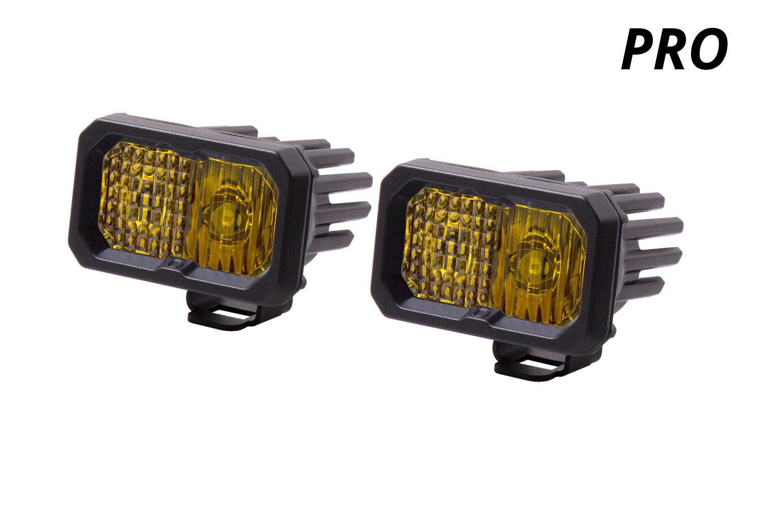 DIODE DYNAMICS | SSC2 SAE Yellow Pro Standard LED Pod (Pair)