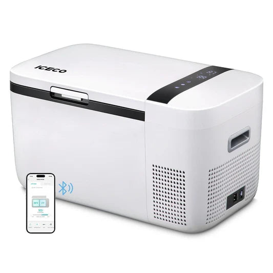 ICECO | 21QT GO20 Dual Zone 12V Portable Freezer (White)