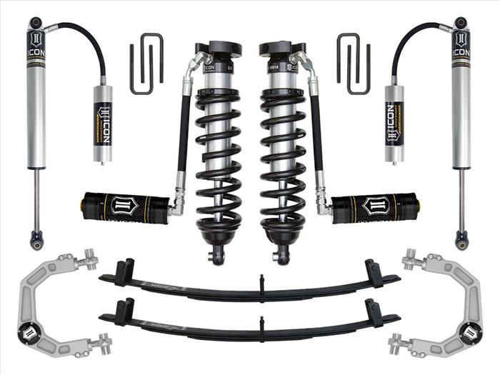 ICON VEHICLE DYNAMICS | Tacoma 1st Gen 1995-2004 0-3" Lift Stage 4 Suspension System Billet UCA (K53014B)